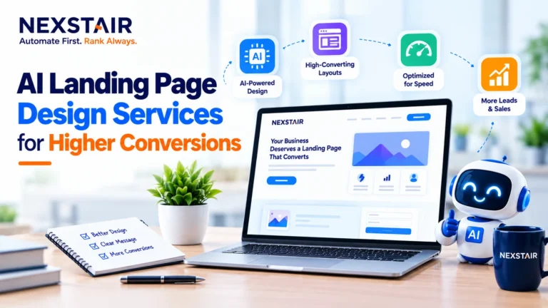 AI landing page design services